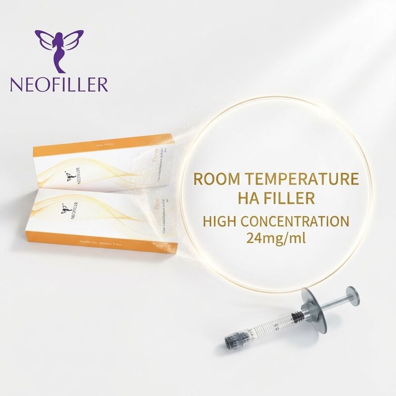 1 ml Siring Volume Hyaluronic Acid Dermal Filler Injectable Solution 8-15 Bulan Longevity Biocompatible Cross-Linked Formula