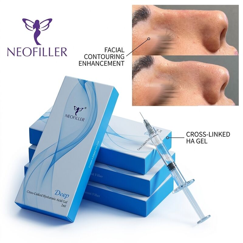 Deep Line Anti-Wrinkle Hyaluronic Acid Dermal Filler Injectable Gel Lip Enhancement Restorasi Volume Wajah