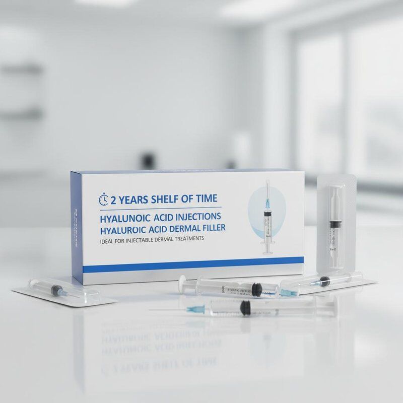 Suntikan Asam Hyaluronic Shelf Of Time 2 Tahun Pengisi Dermal Asam Hyaluronic Ideal Untuk Perawatan Dermal Suntik