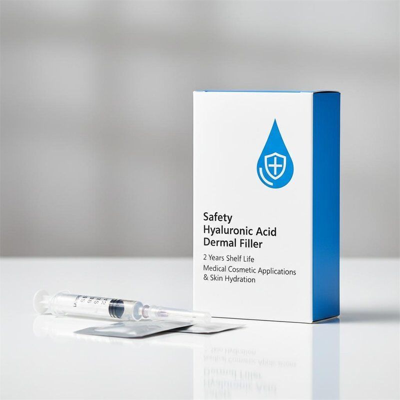 Keamanan Hyaluronic Acid Dermal Filler Featuring 2 Years Shelf Life Cocok untuk aplikasi kosmetik medis dan hidrasi kulit