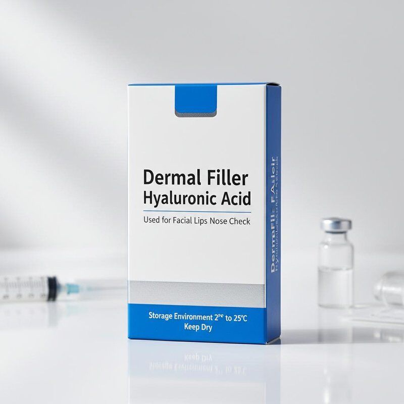 Filler Kulit Asam Hyaluronic Filler Kulit yang Digunakan untuk Bibir Wajah Periksa hidung Lingkungan penyimpanan 2 sampai 25 derajat Celcius Simpan kering