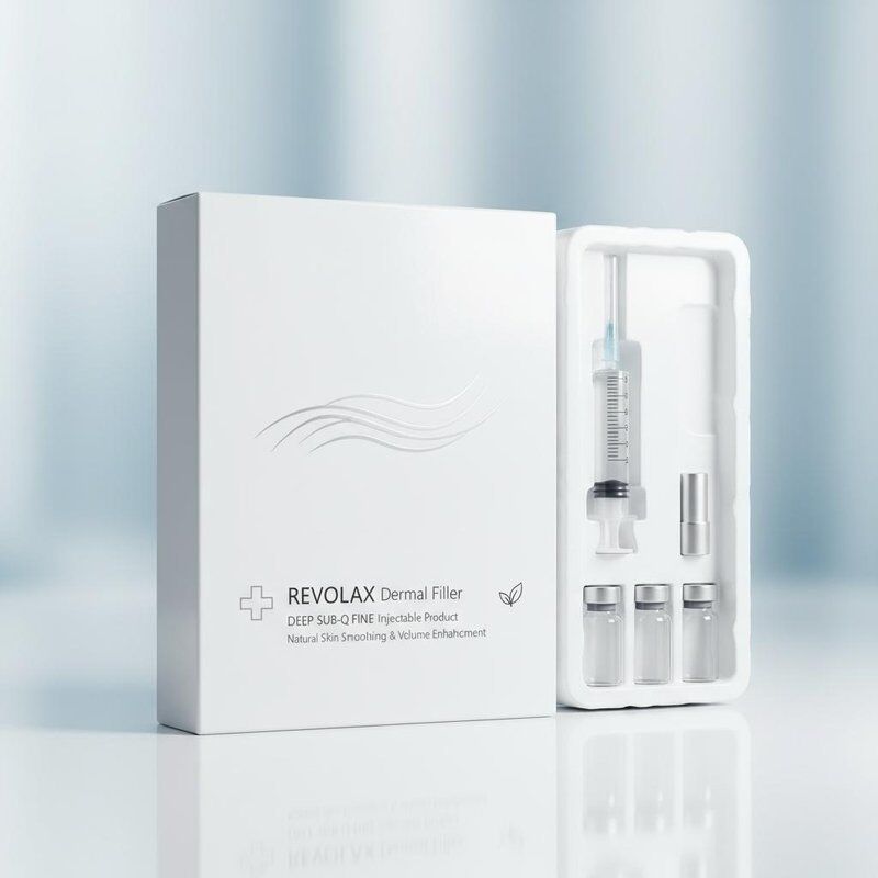 Anti-penuaan Revolax Dermal Filler Deep Sub-q Produk suntikan halus OEM untuk pelinciran kulit alami dan peningkatan volume