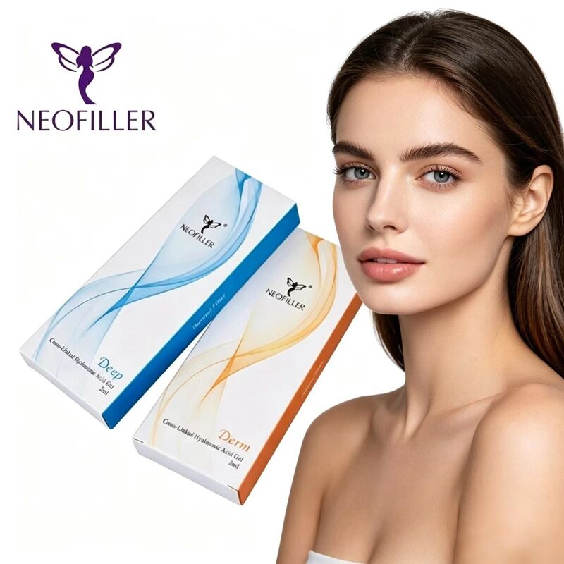 Neofiller Wajah Asam Hyaluronik Filler Dermal Gel Injeksi Bibir Hidung pipi Solusi Peremajaan Berkualitas Medis