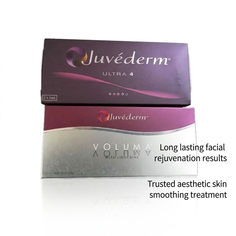 Gel Juvederm Dermal Filler 1ml Jarum Suntik Tempat Injeksi Wajah Ideal untuk Prosedur Peremajaan Wajah dan Pemulihan Volume