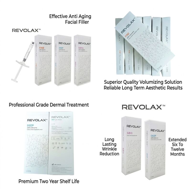 24mgml Revolax Dermal Filler InjectionDeepness Mid To Deep Dermis Concentration 20 Mgml Solution Untuk Peningkatan Volume Wajah