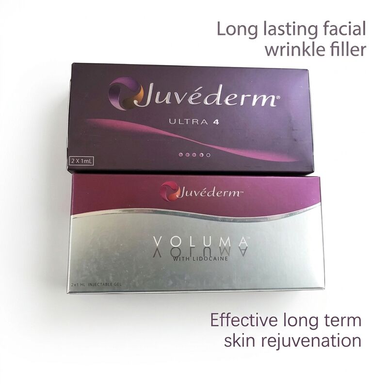 Clinics Juvederm Ultra Plus Filler 1ml Perawatan Suntikan Pengisi Dermal Volume Jarum Suntik untuk Kerutan Wajah dan Pemulihan Volume