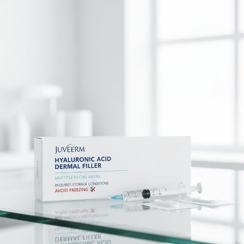 Hyaluronic Acid Juvederm Dermal Filler Cocok untuk beberapa area wajah dan membutuhkan kondisi penyimpanan Hindari pembekuan