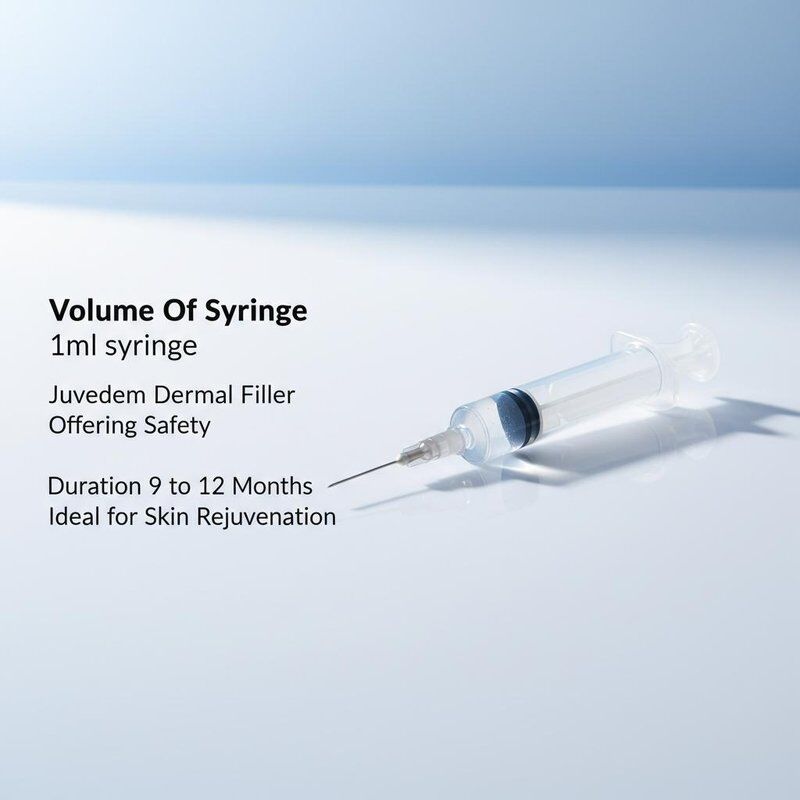 Volume Jarum Suntik 1ml Jarum Suntik Juvederm Dermal Filler Menawarkan Durasi Keamanan 9 hingga 12 Bulan Ideal untuk Peremajaan Kulit