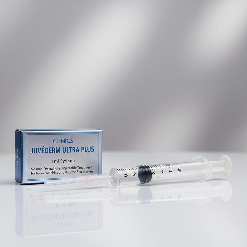 Clinics Juvederm Ultra Plus Filler 1ml Perawatan Suntikan Pengisi Dermal Volume Jarum Suntik untuk Kerutan Wajah dan Pemulihan Volume