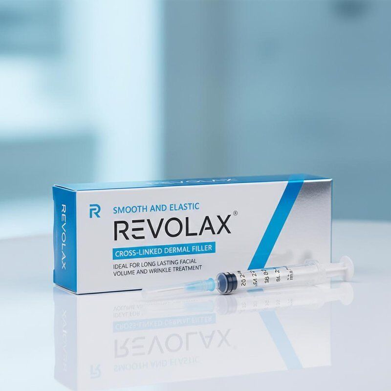 Filler Dermal Revolax yang halus dan elastis Filler Dermal yang terikat secara silang Ideal untuk volume wajah dan perawatan keriput yang tahan lama