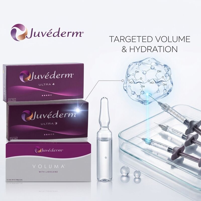 Juvederm Ultra 4 Filler Hidung Hyaluronic Acid Filler Dermal untuk Rhinoplasty Non-Operasi Mengubah Bentuk Hidung