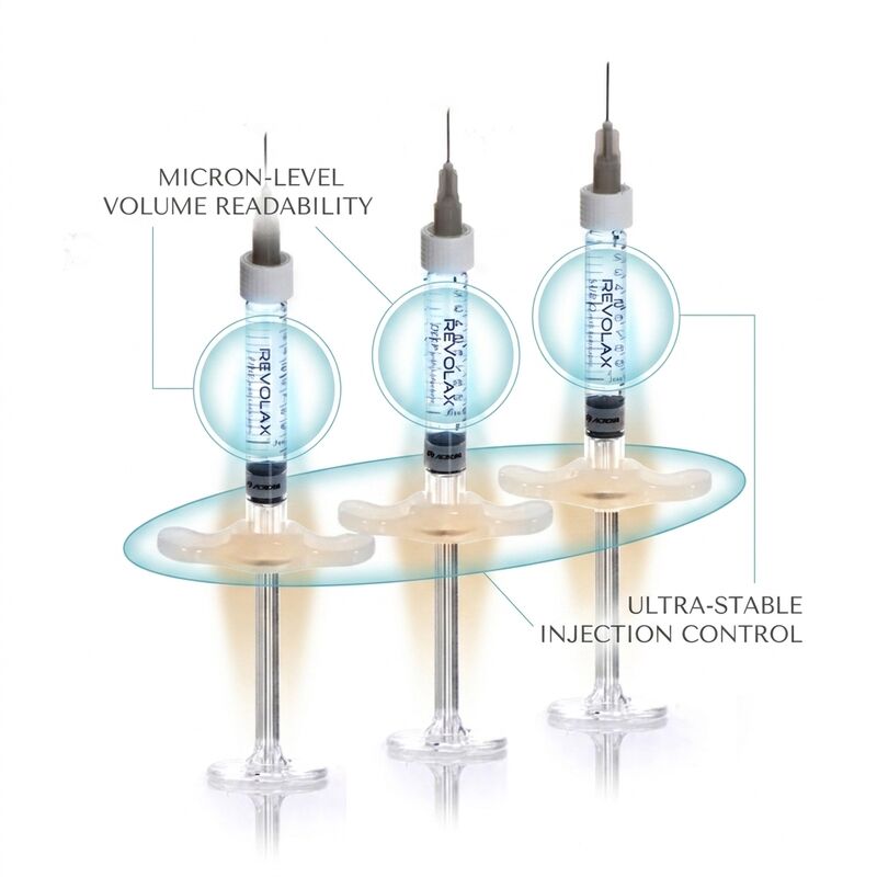 Revolax Deep Lip Filler Monophasic Cross-Linked Hyaluronic Acid Dermal Filler 1.1ml untuk Lip Augmentation